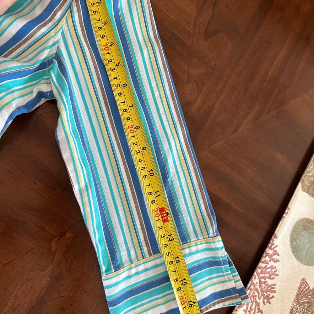 Stretchy Spring Striped Blouse - Picture 4 of 7